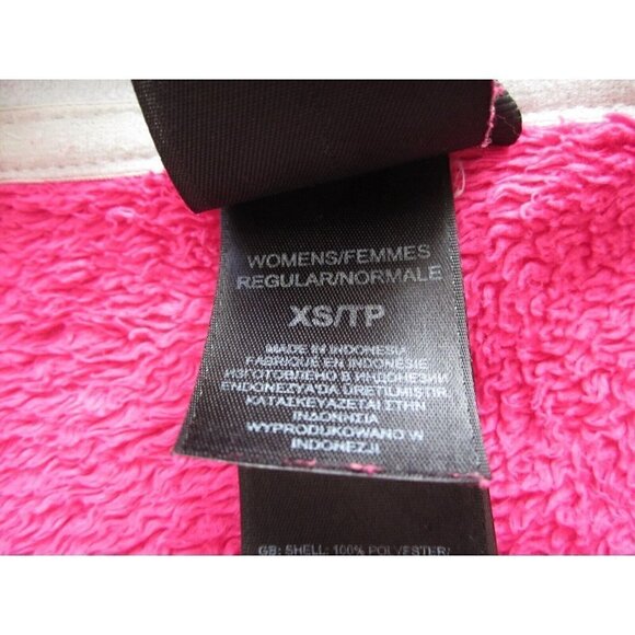 Women's The North Face Fuzzy Full Zip Polyester Pink Jacket Size XS (WJ8) - Picture 8 of 10